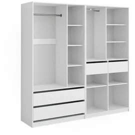 Vicco Kleiderschrank Elmo 100 x 200 cm Set