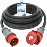 KALLE DAS KABEL - Kalle Verlängerungskabel CEE 400V 32A 6,0mm2 IP44 15 Meter