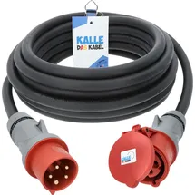 KALLE DAS KABEL - Kalle Verlängerungskabel CEE 400V 32A 6,0mm2 IP44 15 Meter