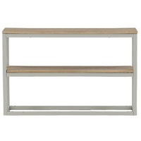 VCM Rise Konsolentisch mit Ablage 30x110 cm Esche dekor,