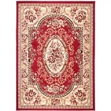 Tapiso Teppich 80 x 150 cm Beige/Rot