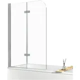 EMKE Emke, Duschkabine + Duschwand, Duschwand (140 cm, 110 cm, 140 cm)