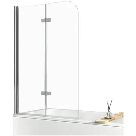 EMKE Emke, Duschkabine + Duschwand, Duschwand (140 cm, 110 cm, 140 cm)