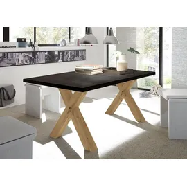 58 aufm Kessel Eike 140 x 75 x 90 cm Asteiche/schwarz