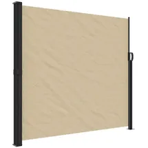 vidaXL Seitenmarkise 180 x 500 cm Beige Polyester