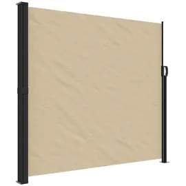 vidaXL Seitenmarkise 180 x 500 cm Beige Polyester