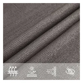 vidaXL Sonnensegel 160 g/m2 Anthrazit 3/4x3 m HDPE