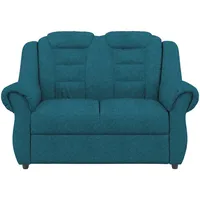 Livetastic 2-Sitzer-Sofa, Blau, Kunststoff, 145x102x101 cm, Made in EU, Hocker erhältlich, Rücken echt, Armteil links, rechts, Wohnzimmer, Sofas & Couches, Sofas, 2-Sitzer Sofas