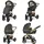Lorelli Rimini Premium Schwarz/Gold