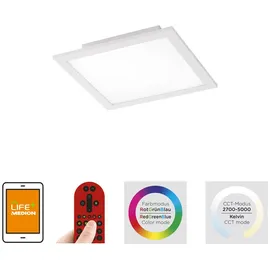 just light. LED-Panel 1 rund weiß