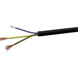 VOKA Kabelwerk H05VVF3X15 Schlauchleitung H03VV-F 3 x 1.5 mm2 Schwarz 100 m