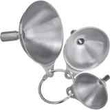 Westmark Trichter-Set Mini, Edelstahl, 3-teilig 1 Set =