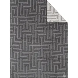 IBENA Wohndecke 150 x 200 cm Grau