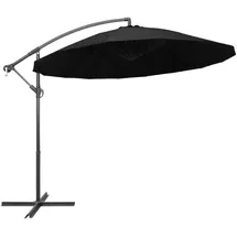 vidaXL Ampelschirm Ø 300 cm Schwarz