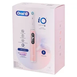 Oral-B iO Series 6 pink sand + Reiseetui + Aufsteckbürsten 2 St.