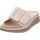Marco Tozzi Damen Pantoletten mit Klettverschluss Bequem, Beige 39 EU