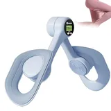 Oberschenkeltrainer für Frau und Männer, Beckenboden-Trainer mit Digitaldisplay & Zählfunktion, Arm und Beintrainer Trimmer | Intelligentes Fitnessgerät für Zuhause (blau)