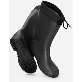 Ladeheid Damen und Herren PVC Gummistiefel LA-958 (Schwarz, 44 Eu) - 44