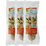 Dehner Natura Wildvogelfutter, Maxi-Futterstange, 3 x 600 g (1.8 kg)