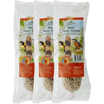 Dehner Natura Wildvogelfutter, Maxi-Futterstange, 3 x 600 g (1.8 kg)