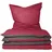 Renforcé rot/anthrazit 155 x 220 cm + 80 x 80 cm