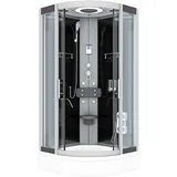 AcquaVapore Komplettdusche Duschkabine Fertigdusche Dusche D58-53T0-EC 90x90 cm mit 2K Scheiben Versiegelung