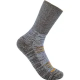 CARHARTT Twin Knit Midweight Crew Socken 2 Paar Grau L