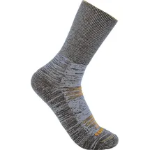 CARHARTT Twin Knit Midweight Crew Socken 2 Paar Grau L