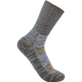 CARHARTT Twin Knit Midweight Crew Socken 2 Paar Grau L