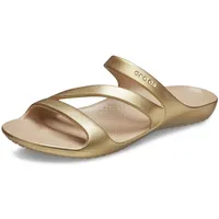 Crocs Flip Flop Sandalen für Damen, Gold, 37 EU - 35.5 EU