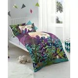 KAEPPEL Moonshine Tiere Bunt 135 x 200 cm + 80 x 80 cm