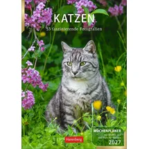 Harenberg Katzen Wochenplaner 2027 Weiß