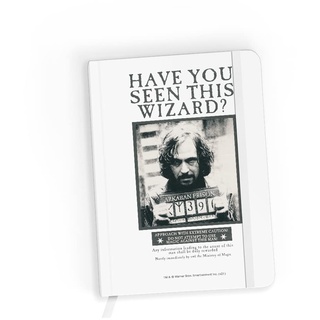 ERT GROUP Original und offiziell lizenziert von Harry Potter Notizbuch, Muster Harry Potter 031 white, mit kariertem Papier, A5