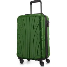 suitline Hartschalenkoffer Trolley 4-Rollen Cabin 55 cm / 34 l grün