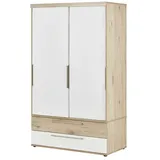 Paidi Kinderkleiderschrank Fionn 123,6 x 206,9 x 63,9 cm Eiche weiß