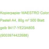 MAESTRO color Kopierpapier A4 500BL gelb 9417-YE23A80S