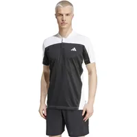 Adidas Tennis HEAT.RDY Pro FreeLift Henley Poloshirt Black / White M