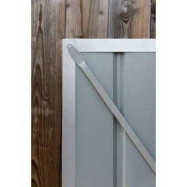 Globel Lean-To 58 1,55 x 2,42 m silber metallic