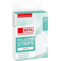 Wepa Pflasterstrips sensitiv 3 Größen 20 St