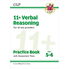 coordination group publications (cgp) 11+ Verbal Reasoning Practice Book & Assessment Tests - Ages 5-6 (for all test providers) (CGP 11+ Ages 5-6)
