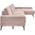 Set One by Musterring Ecksofa SO 3600 293 x 87 x 180 cm Polyester Kama rose