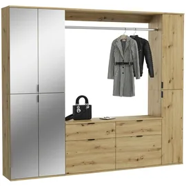 Möbel Boss Projekt X Garderobe 212x193x34 beige