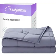 DAILYDREAM Gewichtsdecke für Erwachsene aus 100% Baumwolle, Edition"Grau"