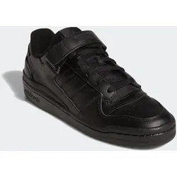 Sneaker ADIDAS ORIGINALS "FORUM LOW", Gr. 41, schwarz (core schwarz, core schwarz, core schwarz), Baumwolle, Synthetik, sportlich, Schuhe