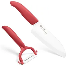 Kyocera GEN RED Cut & Peel Santokumesser 14 cm rot