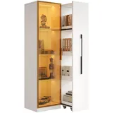 modfu Vitrine 70 x 40 x 160 cm Weiß