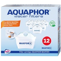 12x  ORIGINAL AQUAPHOR Wasserfilterkartuschen MAXFOR+, AQUALEN, BPA frei, 200l