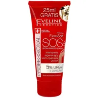 Eveline Cosmetics Eveline Extra Soft Intensiv Regenerierende Handcreme-Bandage mit 5% Urea, Lanolin, Hyaluronsäure - Tiefe Feuchtigkeit und Elastizität - 100ml