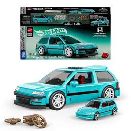 Mattel Hot Wheels Speed Bausatz Custom ’90 Honda Civic EF 248-tlg.