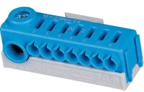 Eaton 302502 KSK Steckklemme für den Mauerkasten. 1x N-Potenzial, 1x 2, 5-25 mm2 und 7x 0, 5-4 mm2 KSK-N-UP/HW-KLV